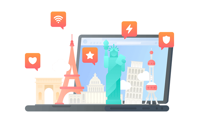 在英属印弟安海城连接到中国的代理 - 海龟VPN