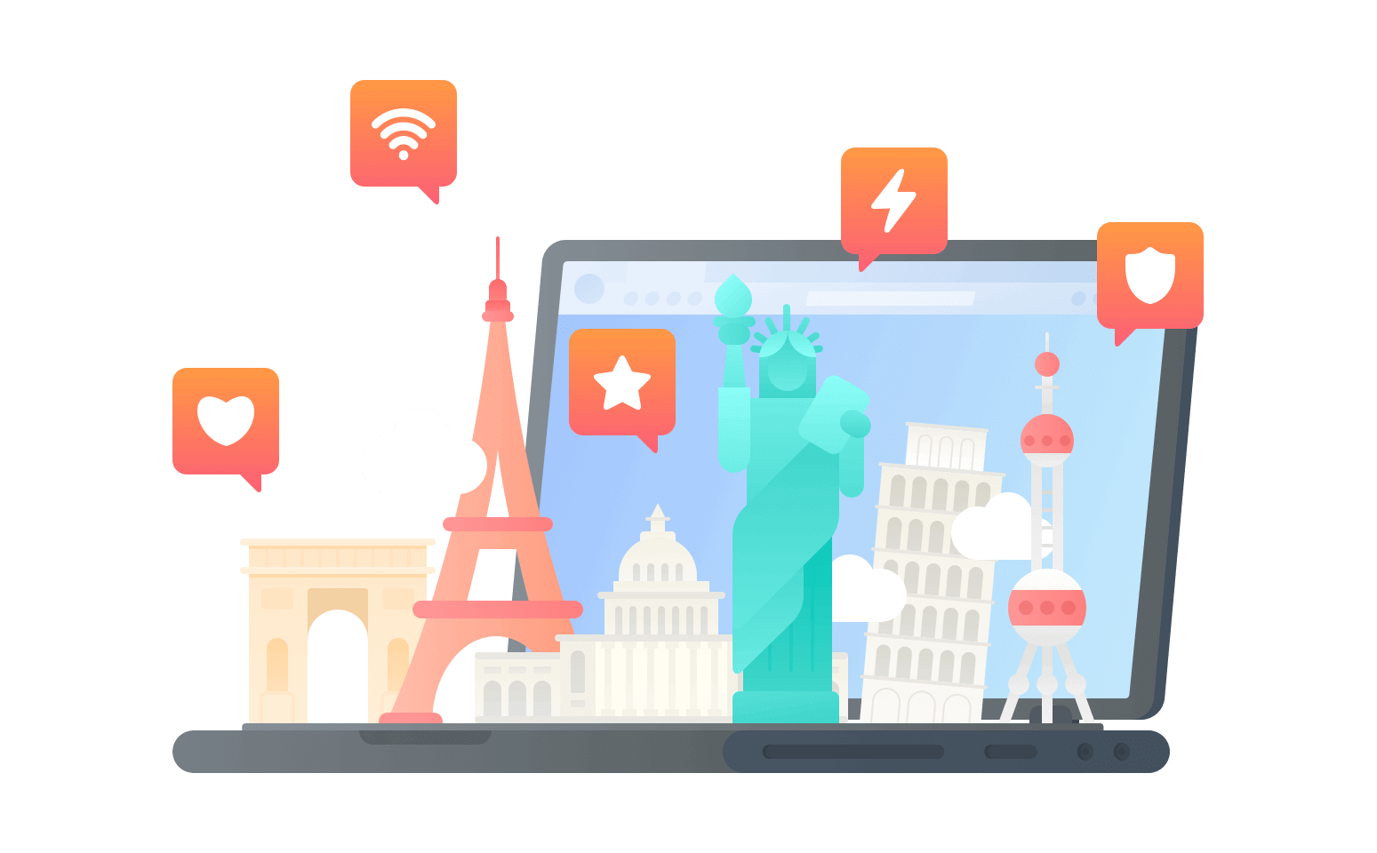 在英属印弟安海城连接到中国的代理 - 海龟VPN